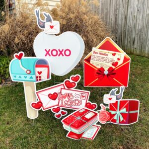 love letters pop up valentines yard cards springfield va