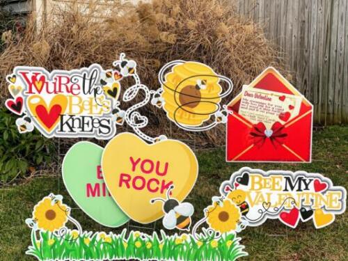 pop up valentines yard cards springfield va