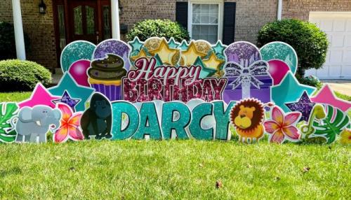 darcy birthday yard card burke va