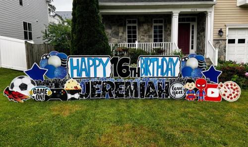 jeremiah birthday yard card
